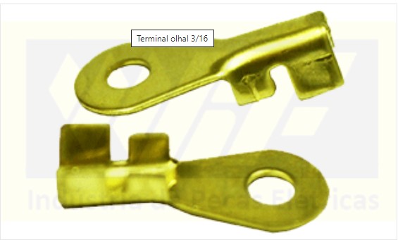 W10 TERMINAL OVAL 3/16 CHAPA 0,80MM ABA LARGA REFORCADO