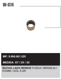 W074ST BUCHA LB.W1210 FUSCA/BRAS/KOMBI A AR (C/10)