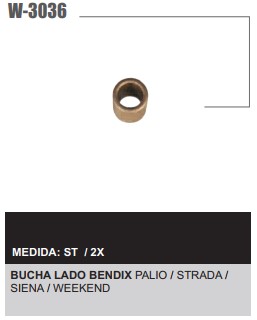 W3036ST -BUCHA LB. W1237 TIPO/PAL/SIENA M.MARELLI (C/10)