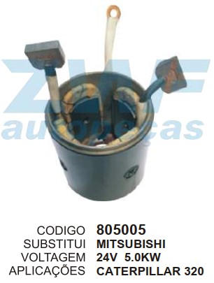 805005 BOBINA NA CARCACA MITSUBISCH CATERPILLAR 320/VW MAN ZWF