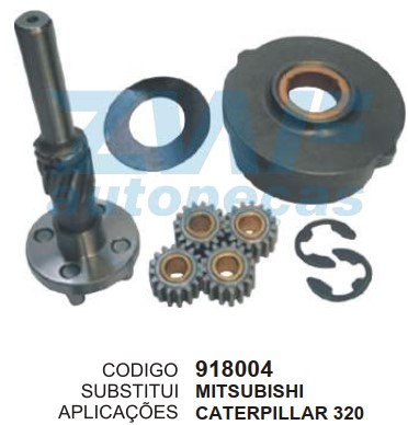 918004 PLANETARIA CATERP 320C/VW MAN 