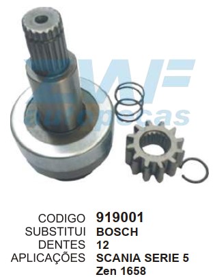 919001 BENDIX PT. BOSCH SCANIA R470/R/T420 19D (ZEN1658)