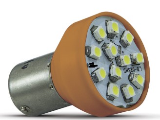AP394  LED 1141 12V 21W AMARELA CHUVEIRINHO (PR) BLISTER 