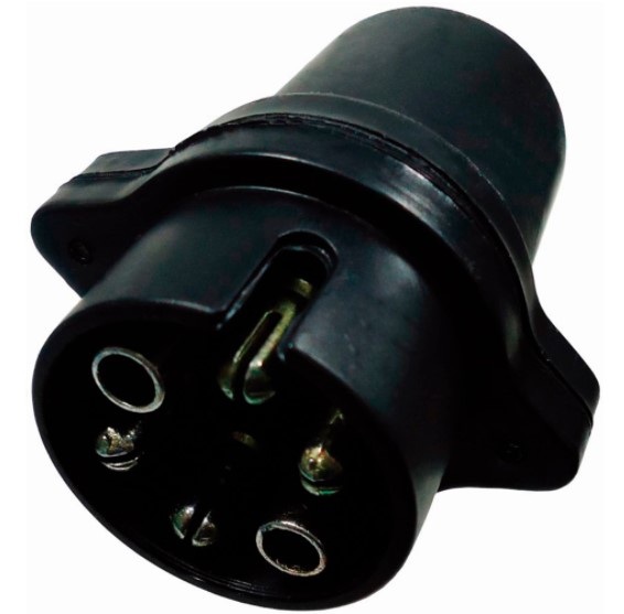 DNI8380 TOMADA ENG. CARRETA PLAST. MACHO 6P PRETA