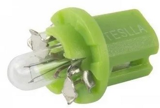 LMM2722MFX LAMPADA+SOQUETE 2W B8.5D 12V (VERDE CLARO) MARELLI
