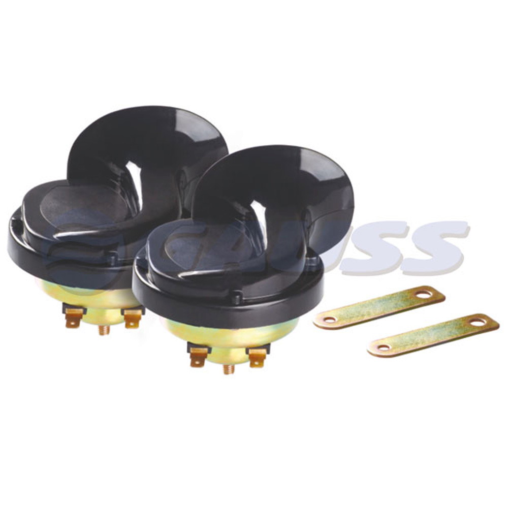GB1054 BUZINA 12V DUPLA CARACOL 490HZ 2T.  