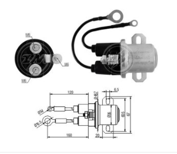 DR10515812 RELE AUXILIAR PT. 29MT 37MT 41MT 12V ZM3407