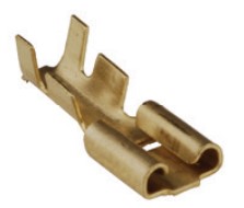 KT04 TERMINAL ENCAIXE C/TRAVA 6,3MM FIO ATE 4.00MM C/100PC