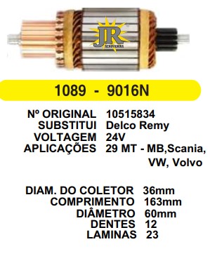 9016/800834 IND. PART. DELCO 29MT 24V C163 D60 12D HS