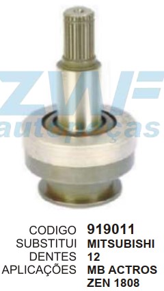 919011 BENDIX PT. MITSUBISHI MB ACTROS/AXOR 26D (ZEN1808)
