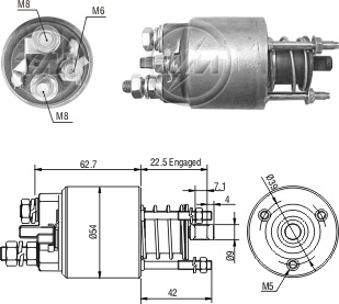 SDL4395 AUTOMATICO PT. DENSO/MARELLI PALIO/UNO FIRE BORDA ALTA 