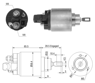 SDL972 AUTOMATICO PT. BOSCH FOX/GOL/PARATI 12V ZM972