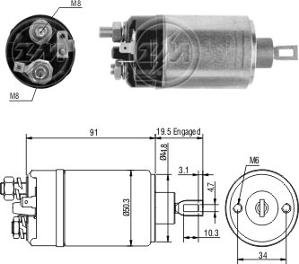 SDL521 AUTOMATICO PT. BOSCH VW1300/1500/1600 FUSCAO ZM521
