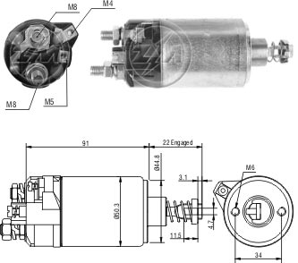 SDL525 AUTOMATICO PT. BOSCH PASSAT ANTIGO