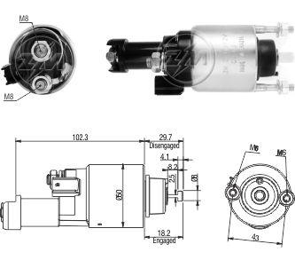 SDL3705 AUTOMATICO PT. DENSO HONDA CIVIC C/TORRE GR ZM3705