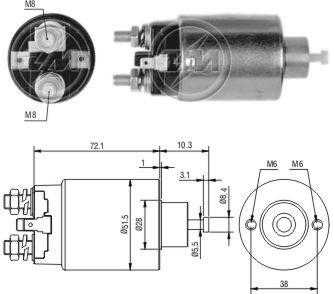 SDL697 AUTOMATICO PT. MITSUBISHI KIA/MAZDA 12V 