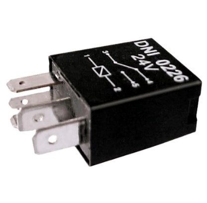 DNI0226 RELE MINI AUXILIAR 24V 30/40A 5T S/SUP.