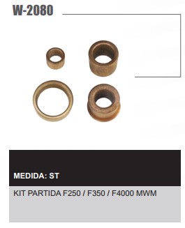 W2080ST -KIT BUCHA PART.BOSCH F250/F350/F4000 MWM 