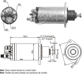 SDL815 AUTOMATICO PT. DELCO REMY 28MT 24V ZM815