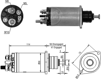 SDL818 AUTOMATICO PT. DELCO REMY 29MT 12V ZM818