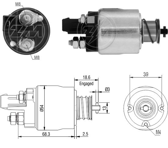 SDL4492 AUTOMATICO PT. VALEO POLO/FOX/GOLF COM TORRE ZM4492