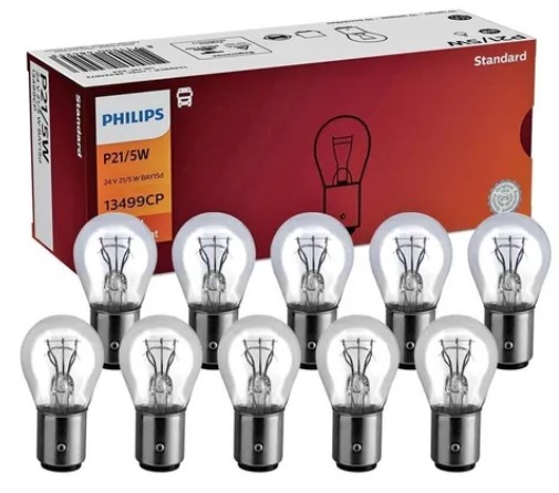 LAMPADA 1034 24V 21/5W PHILIPS 13499 COMUM 