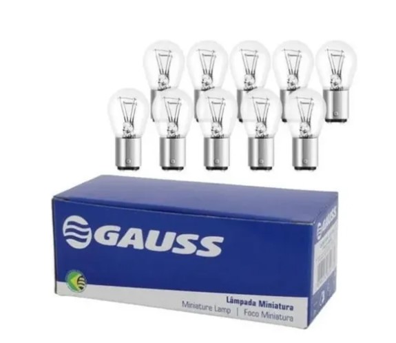 LAMPADA 1034 12V 21/5W GAUSS GL1034 COMUM 