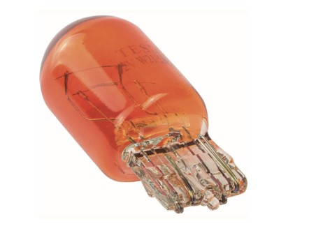 LAMPADA 1034 12V 21/5W S/SOQUETE B.VIDRO (AMARELA) TESLLA T6942AB