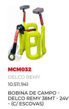 MCM032E BOBINA DELCO 38MT 24V NOVA 