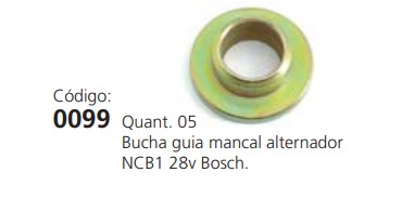 EDA0099 BUCHA GUIA MANCAL ALT NCB1 28V BOSCH