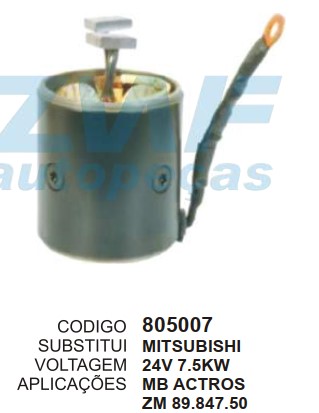 805007 BOBINA NA CARCACA MITSUBISHI MB AXOR GRANDE 