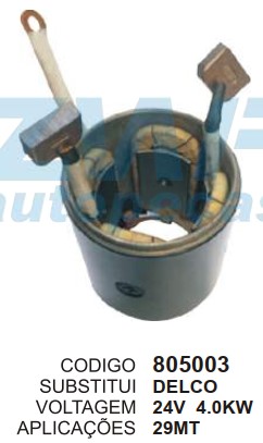 805003 BOBINA NA CARCACA DELCO 29MT 24V ZWF