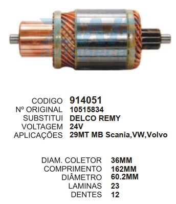 9016/914051 IND. PART. DELCO 29MT 24V C163 D60 12D ZWF
