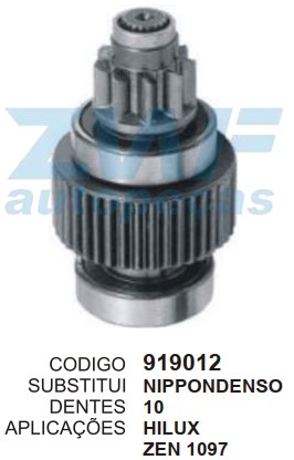 919012 BENDIX PT. DENSO HILUX 10D (ZEN1097)