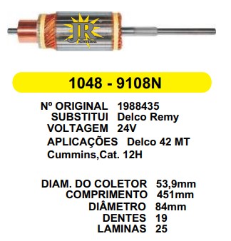 1048 IND. PART. DELCO 42MT 24V C451 D4 19D