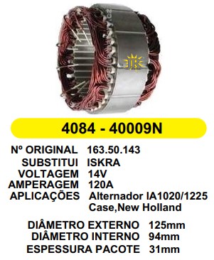 40009/4084 EST. ISKRA E125 I94 TM 120A 12V
