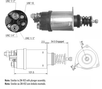 SDL352 AUTOMATICO PT. DELCO 37MT/41MT/42MT 12V. C/PISTAO