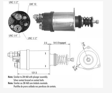 SDL7360 AUTOMATICO PT. DELCO REMY 37MT/41MT/42MT 24V. C/PISTAO