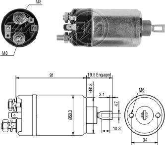 SDL522 AUTOMATICO PT. BOSCH CHEVETTE/MARAJO ZM522