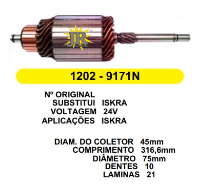 1202 IND. PART. ISKRA 24V C316.6 D75 10D 