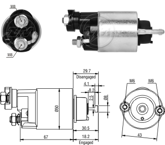 SDL2705 AUTOMATICO PT. NIPODENSO HONDA CIVIC C.T PEQ