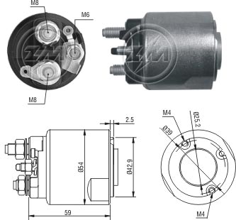 SDL494 AUTOMATICO PT. VALEO CORSA 3F PARAFUSO M6 