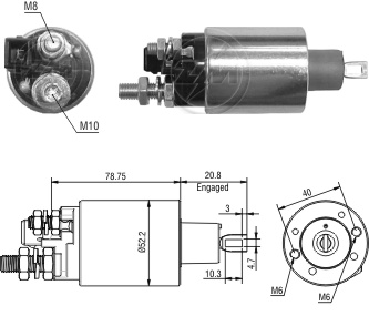 ZM4482 AUTOMATICO PT. PRESTOLITE F1000/F250/F14000 MWM 