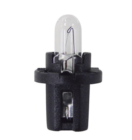 LMM2721MF LAMPADA+SOQUETE 1,2W B8.5D 12V (PRETA) MARELLI 