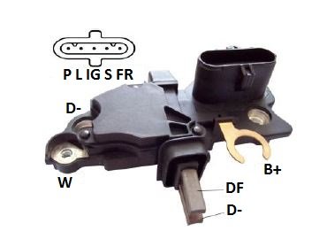 B1986AE0104 REG VOLT ELETR (F00MA45252) BOSCH 