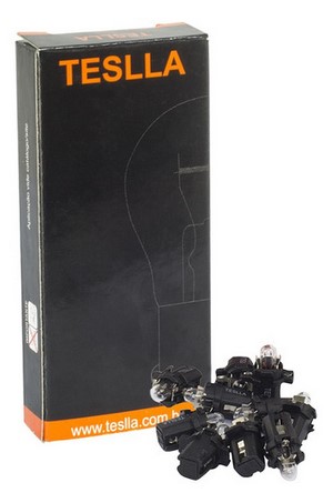T2721MF8 LAMPADA+SOQUETE 1,2W B8.3D 12V (PRETA) TESLLA