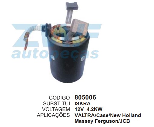 805006 BOBINA NA CARCACA ISKRA PEQUENA 120X98MM
