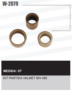 W2079ST -KIT BUCHA PART.ISKRA VALMET BH180 