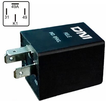 DNI0831 RELE SETA 12V 4T 180W S/SUPORTE 