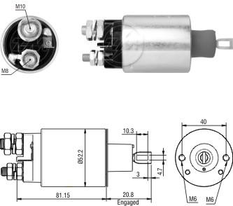 BF042011149 AUTOMATICO PT. LUCAS D20/SILVERADO MAXION 12V ZM481